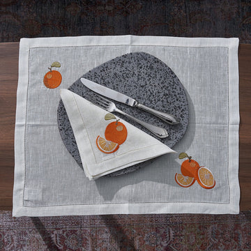 Orange Placemat Set